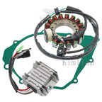 Stator Coil, Regulator, Gasket for Yamaha YFM350 Big Bear 350 (1995–1996)