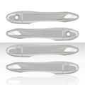 Set of 4 Door Handle Covers for 2015-2017 Chrysler 200 - Chrome w/o Smart Key