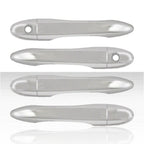 Set of 4 Door Handle Covers for 2015-2017 Chrysler 200 - Chrome w/o Smart Key