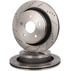 Rear Brake Disc Rotors for Dodge Durango (2004–2009) & Ram 1500 Classic (2019–2023)