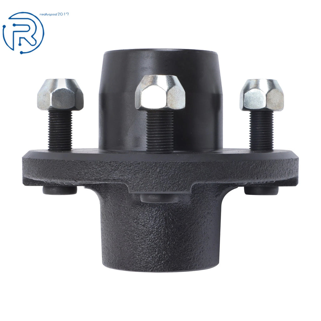 Set of 2 Trailer Hub Kit & BT8 Spindle & Bearing Kit for 4 on 4" Trailers (2000 lbs)