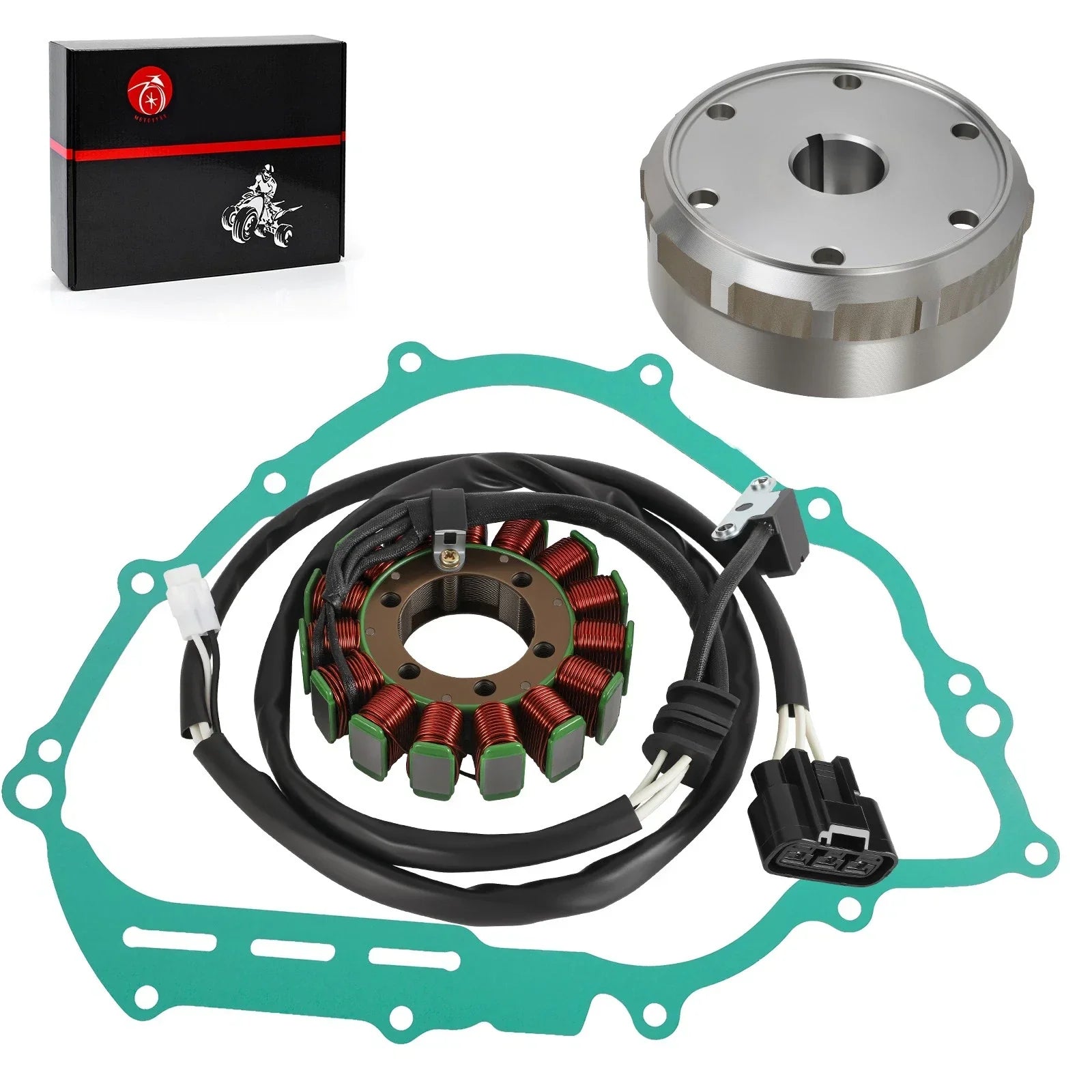 Flywheel Stator w/Gasket for Yamaha Grizzly 700 YFM700 (2007–2008)