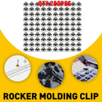 Set of 10 Rocker Panel Clips with Sealer for Jeep Cherokee (2014–2019) OE 11571175