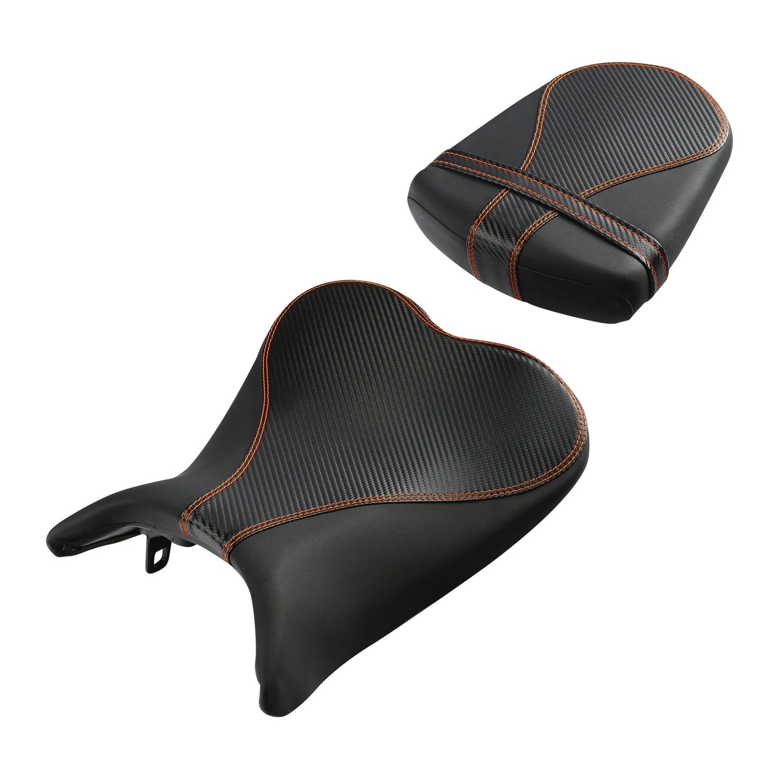 Black Driver & Passenger Seats for Suzuki GSXR600 GSXR750 (2006–2007)