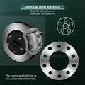 Set of 4 Wheel Spacers 5x4.5 5x4.75 for Dodge Charger Ford Mustang GT Jeep