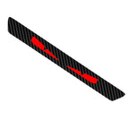 3D Carbon Fiber Look Demon Eye Brake Tail Light Decal for Universal (All Years)