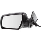 Manual Remote Mirror for Kia Soul (2010–2013) Left Textured Black Folding