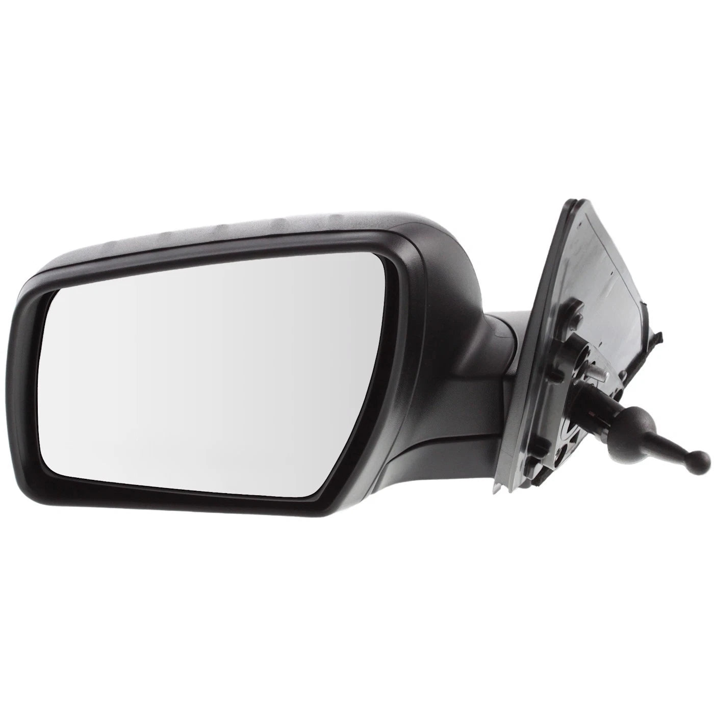 Manual Remote Mirror for Kia Soul (2010–2013) Left Textured Black Folding