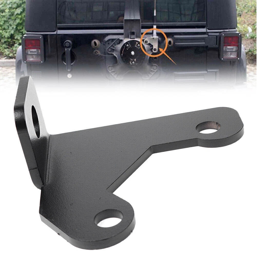 Steel Rear Tailgate Antenna Mount Brackets for Jeep Wrangler JK (2007–2018)