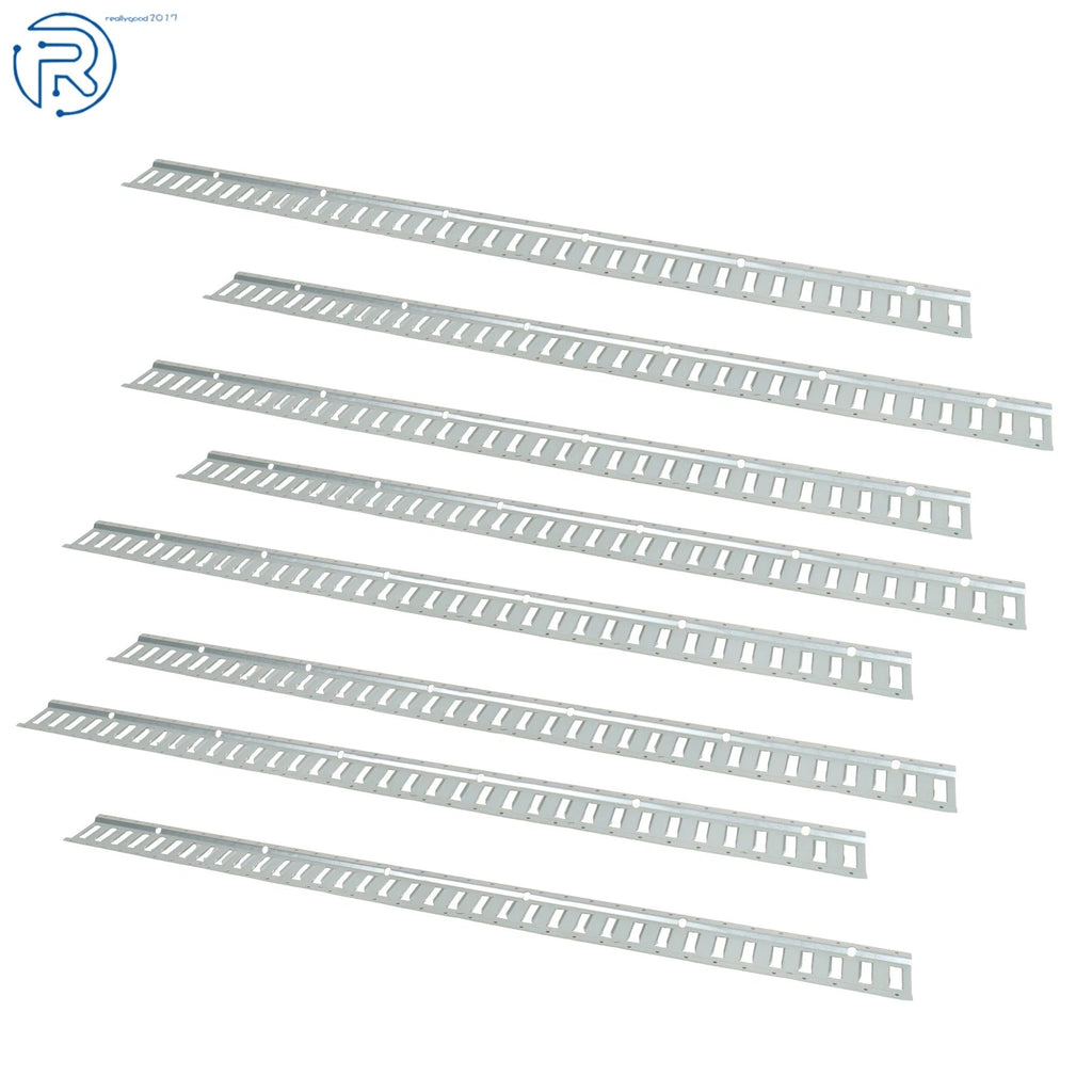 Set of 8 E Track Tie Down Rails for Van Truck (Multi-Purpose)