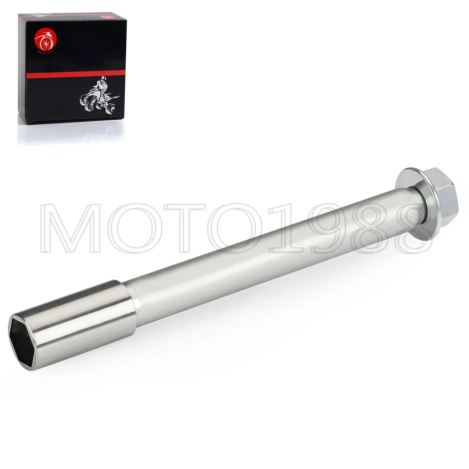 Front Wheel Axle & Nut for Honda CR125R CR250R CRF250R CRF450R (2004–2024)