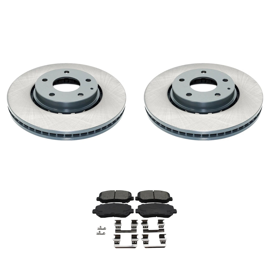 DuraGo Front Rotors & Bosch QuietCast Ceramic Pads Kit for Mazda CX-5 (2013–2021)