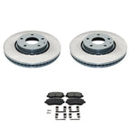 DuraGo Front Rotors & Bosch QuietCast Ceramic Pads Kit for Mazda CX-5 (2013–2021)