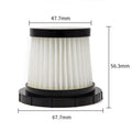 Set of 2 Flat Nozzle Suction Adapter & Floor Brush Head for K7 Wireless Vacuum