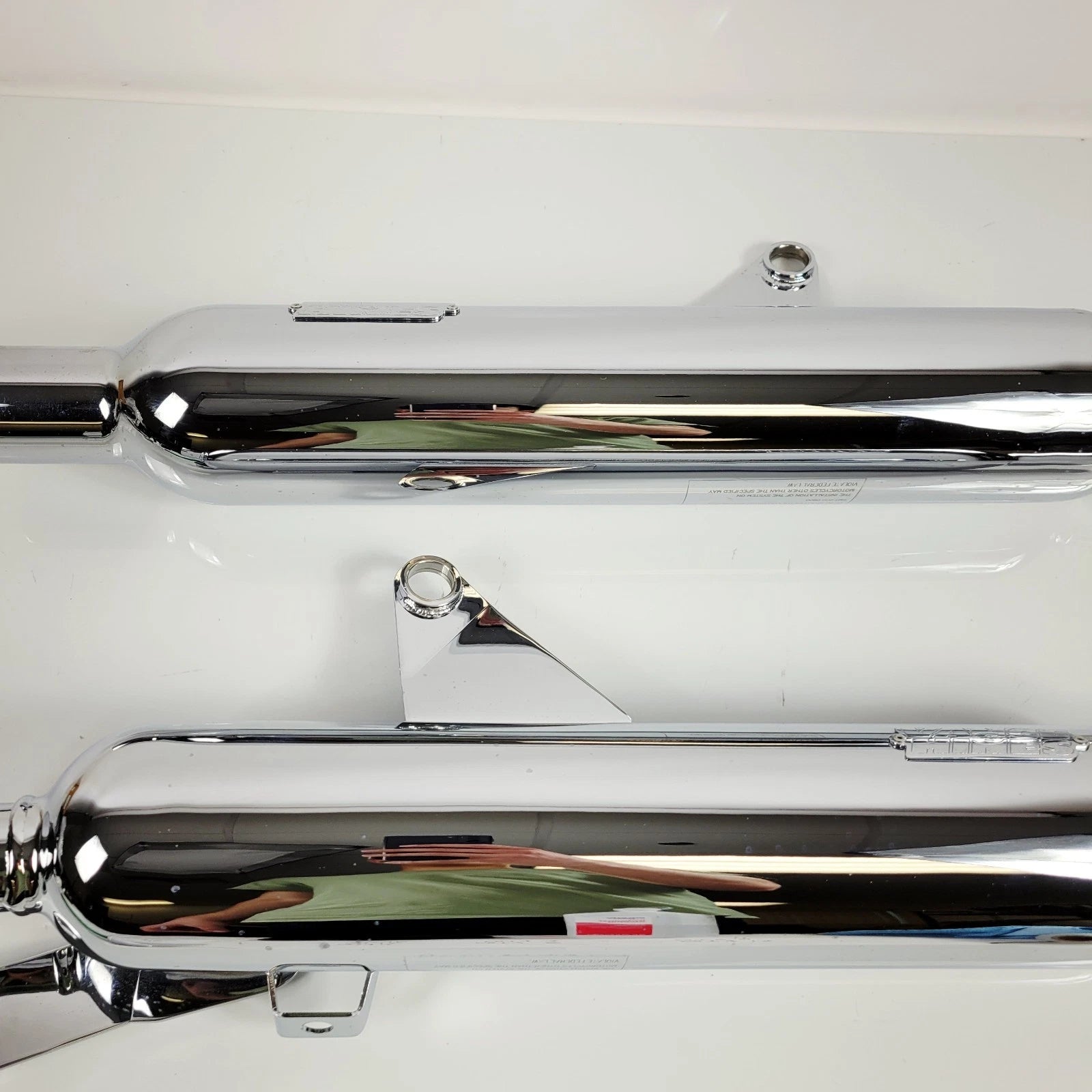 Vance & Hines Chrome Slip-On Mufflers for Triumph Bonneville T100 (2001–2023)
