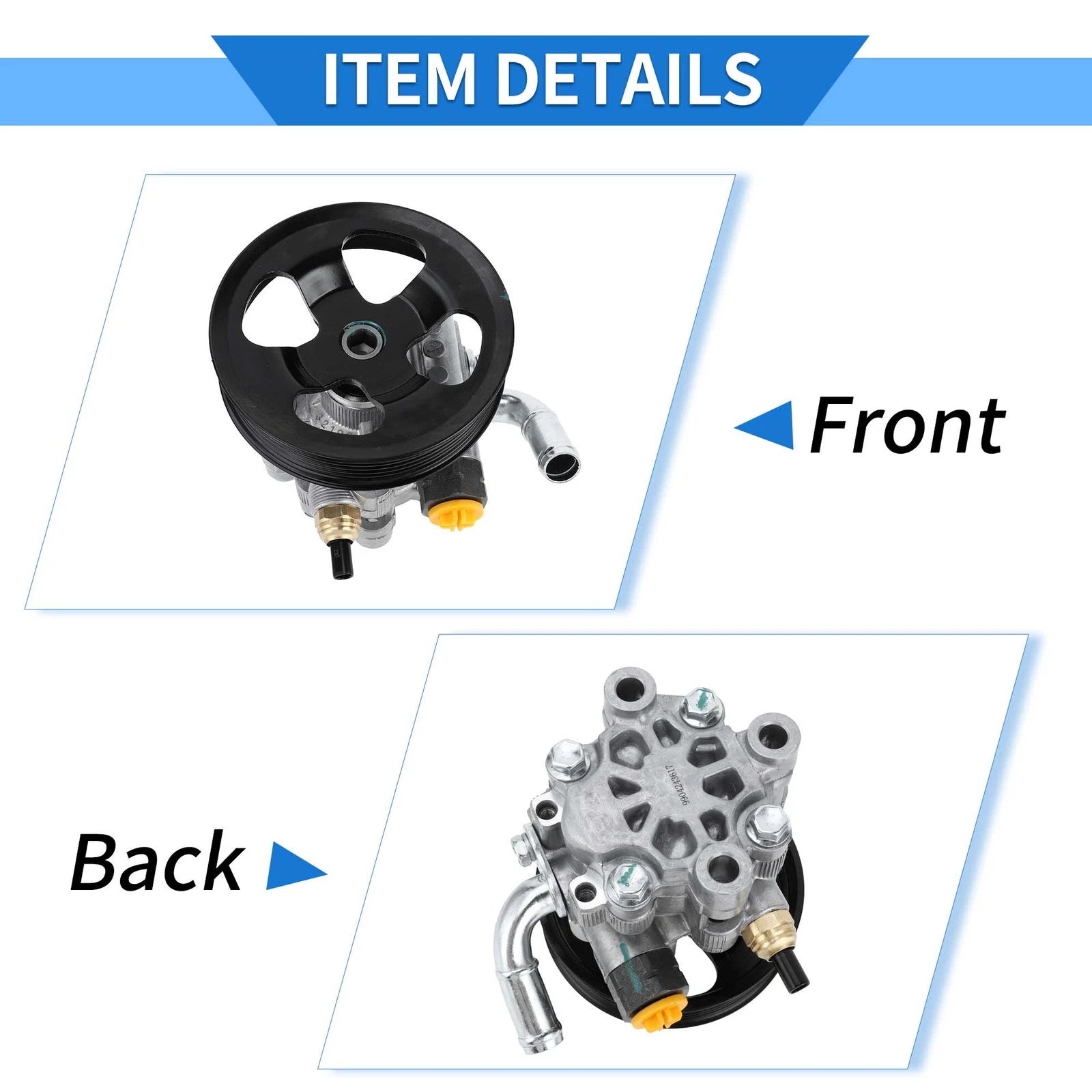 Power Steering Pump with Pulley for Toyota Corolla, Pontiac (No. 4431002120)