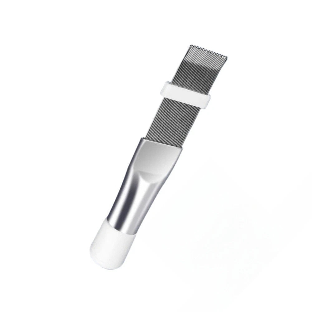 AC condenser fin cleaning comb tool for