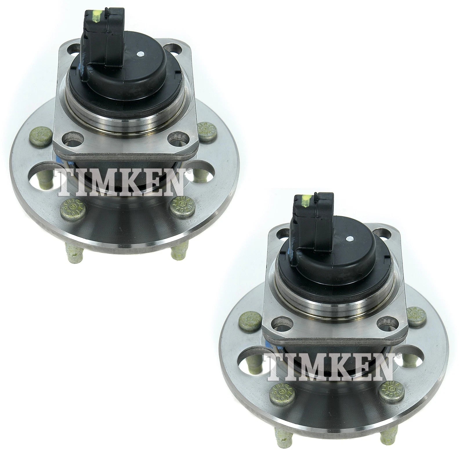 Set of 2 Rear Timken Wheel Bearing & Hub Kits for Buick Cadillac Chevrolet (FWD)