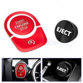 Aluminum Engine Start Stop & Eject Cigarette Lighter Button Trim for Benz A CLA (2013–2024)