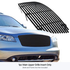 Upper Stainless Black Billet Grille Insert for Infiniti FX35/FX45 (2003-2008)