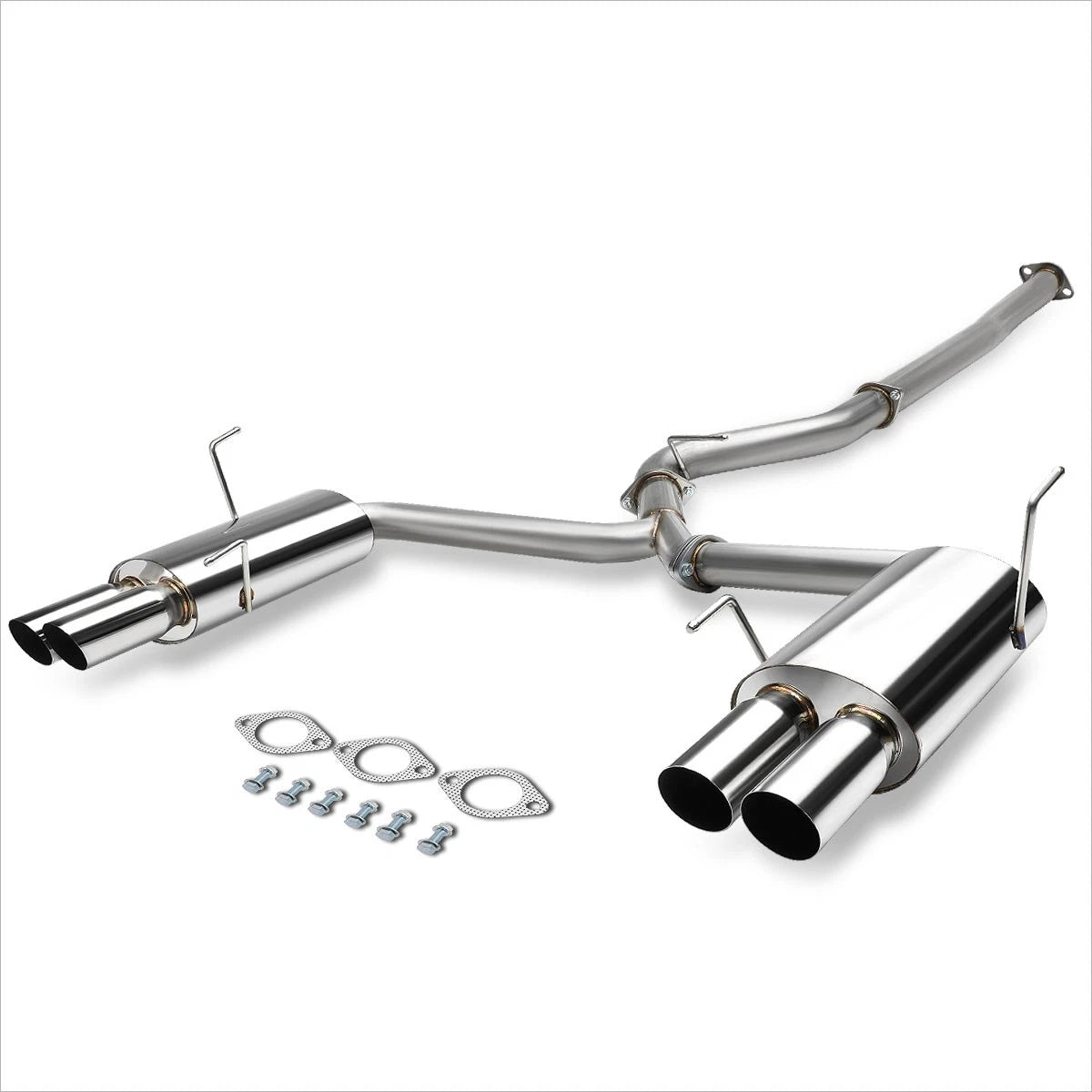 Dual Muffler Catback Exhaust for Subaru Impreza WRX/STI (2015–2020) 3" Tip
