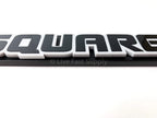 Matte Black License Plate Frame Premium with Gray Outline for Squarebody (1973–1987)