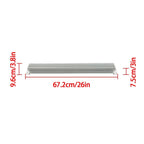 24" Dual Pass Aluminum Finned Transmission Oil Cooler