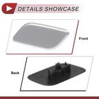 Front Left Washer Nozzle Cover Cap for Subaru Outback (2010–2018) Silver Tone