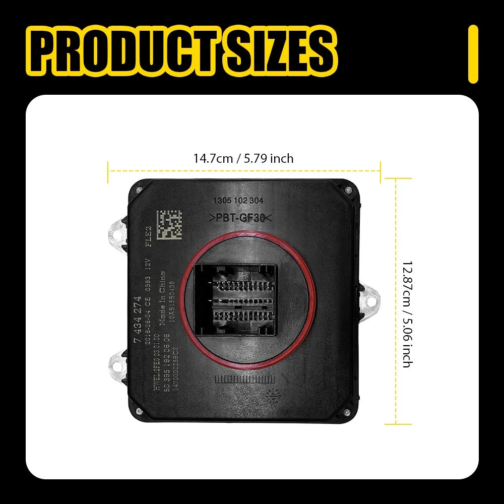 Full LED Headlight Control Module for BMW 1 Series 2 Series 3 Series 4 Series (2012â2020)