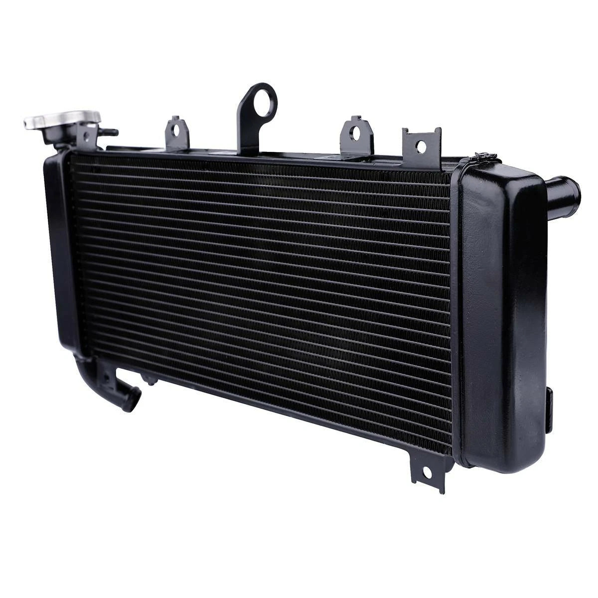 Black Motorcycle Radiator Cooler for Kawasaki Ninja 650 EX650 (2017–2026)