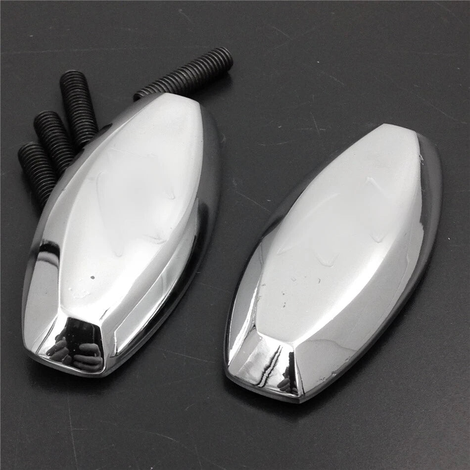 Mirror Block Off Base Plates for Yamaha R1 YZF-R1 (1998–1999) Chrome