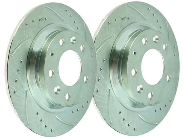 Set of 2 Rear Brake Rotors for 2003 Mazda Protege Mazdaspeed FS681GY