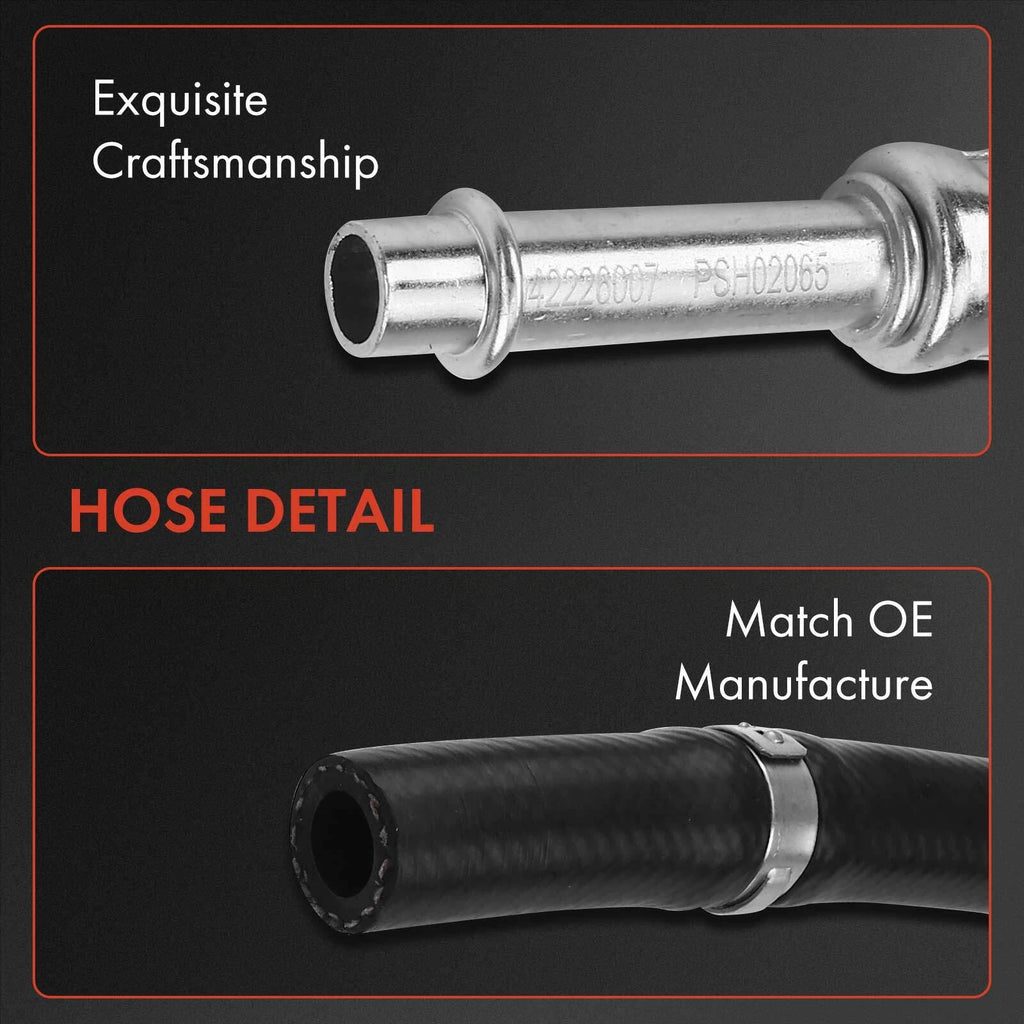 2X Power Steering Return & Reservoir Line Hose for BMW 740i 740iL (1993–2001)