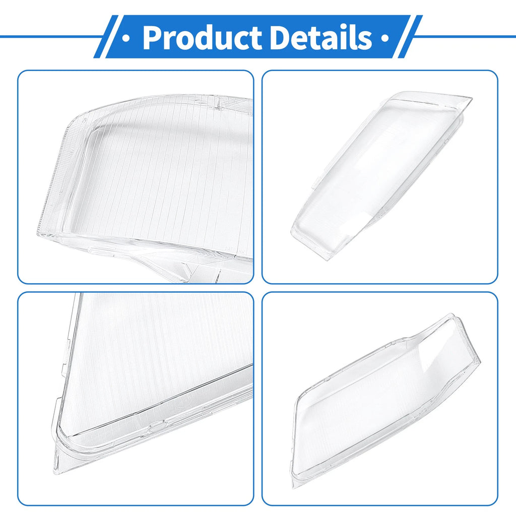 Headlight Lens Cover for Audi A6 (1998–2002) 1 Pc Clear