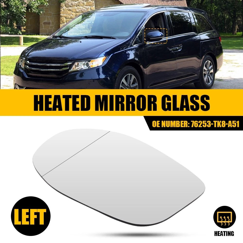 Heated Driver Side Mirror Glass + Backing for Honda Odyssey (2014–2017) EOH