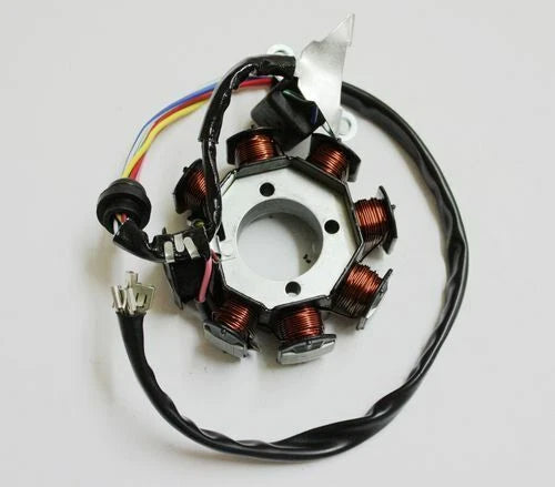 Magneto Stator + Flywheel for PIT Trail Quad Dirt Bike ATV (200c 250cc)