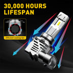9006 LED Headlight Kit for AUXITO (24000LM, Xenon White, 6500K)
