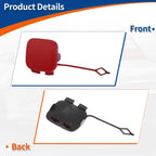 Tow Hook Cover for Mercedes-Benz B-Class W246 (2012–2019) No.A2468851422 Red
