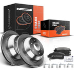 Rear Disc Brake Rotors & Ceramic Pads for Chevy Trailblazer GMC Envoy (2002–2009)