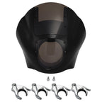 Quarter Fairing Smoke Windshield & 49mm Fork Clamps for Harley Sportster 48 (2010–2023)
