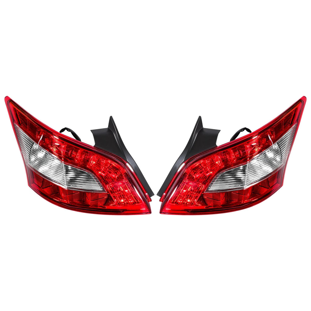 Tail Light Assembly Set for Nissan Maxima (2009–2011) Chrome Halogen