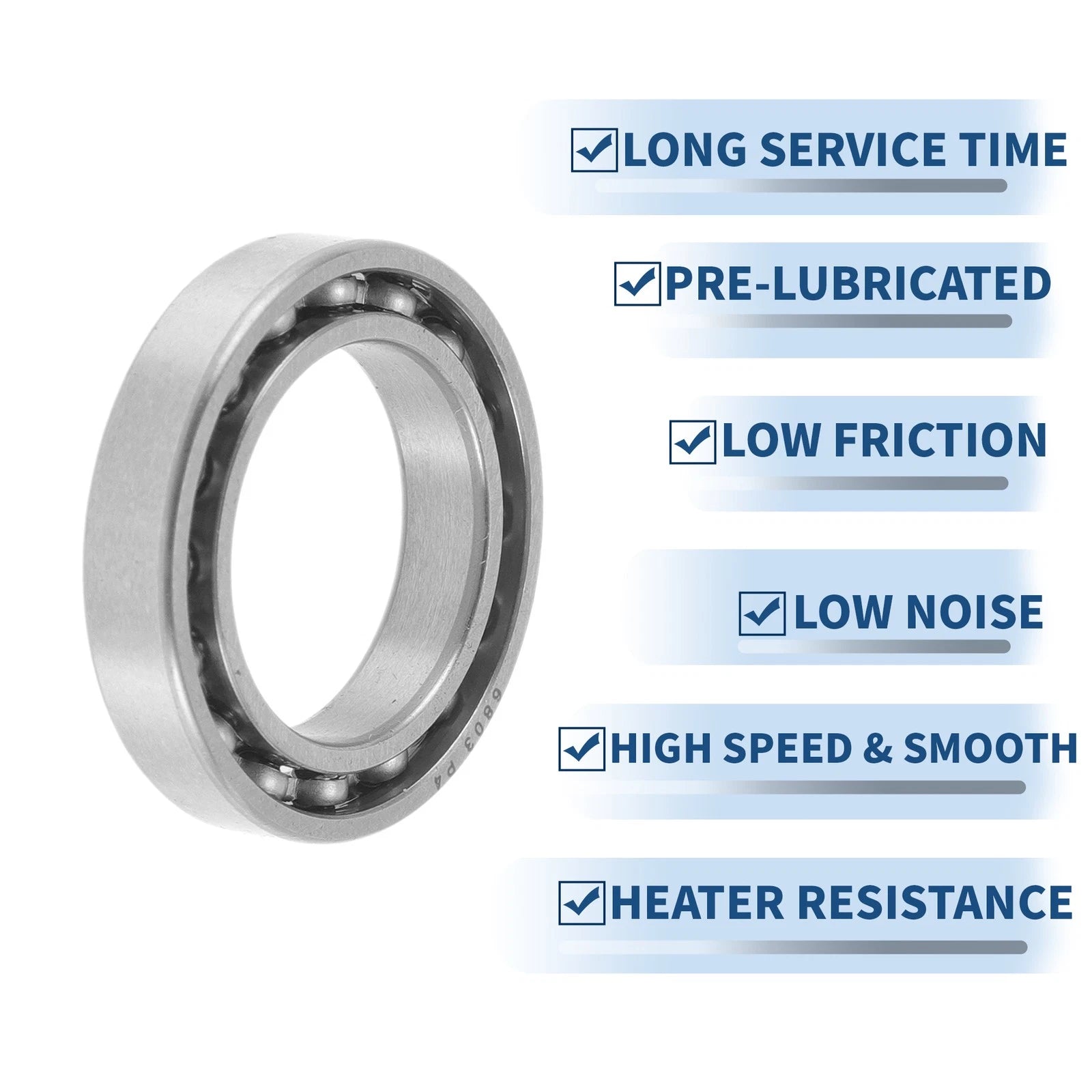Deep Groove Ball Bearing 17x26x5mm for Scooter Skateboard (1Pc)