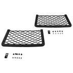 Set of 2 Car Seat Organizer Mesh Storage Bags for Universal Fit (36x18cm)