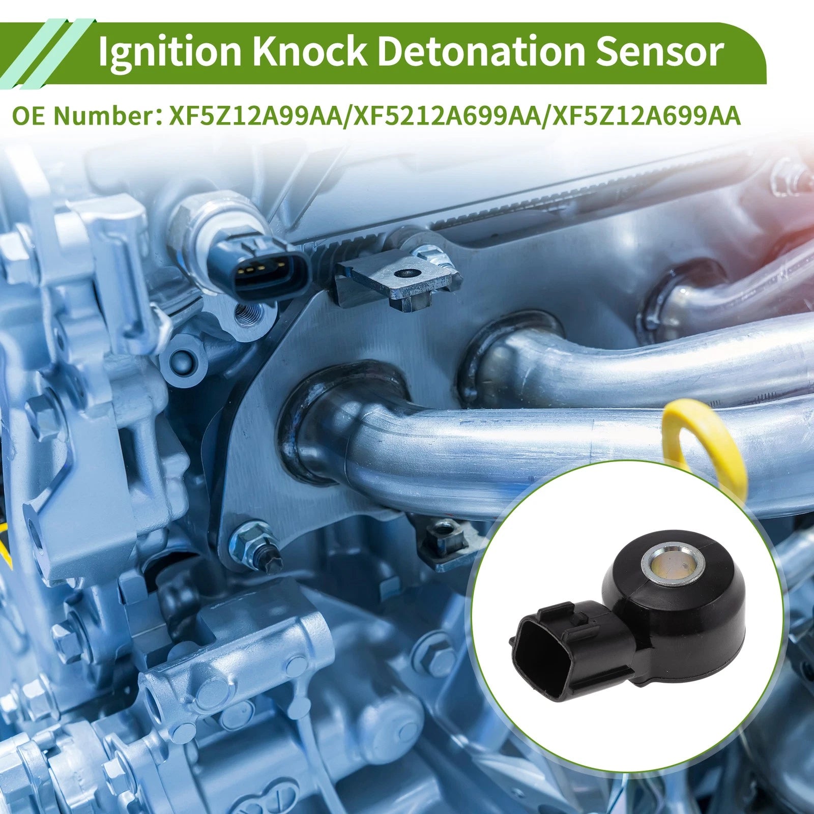 1 Pc Ignition Knock Detonation Sensor No.XF5Z12A99AA for Nissan Frontier (1999–2004)