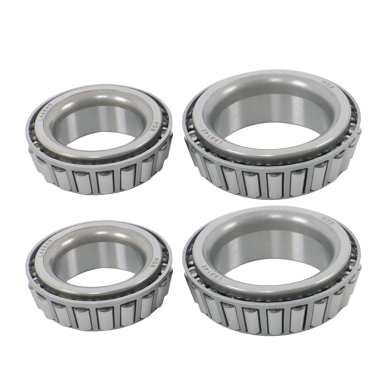 Set of 2 5-Lug 4.5" Trailer Wheel Hub Kits for 3500 lb Trailers