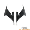 Black Universal Winglets Side Fin Trim Covers for Honda CB650R (2018-2023)