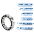 Deep Groove Ball Bearing 6016 for Scooter Skateboard Wheel (80x125x22mm)