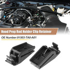 2X Hood Prop Rod Holder Clip Retainer for Honda Accord (2008–2012)