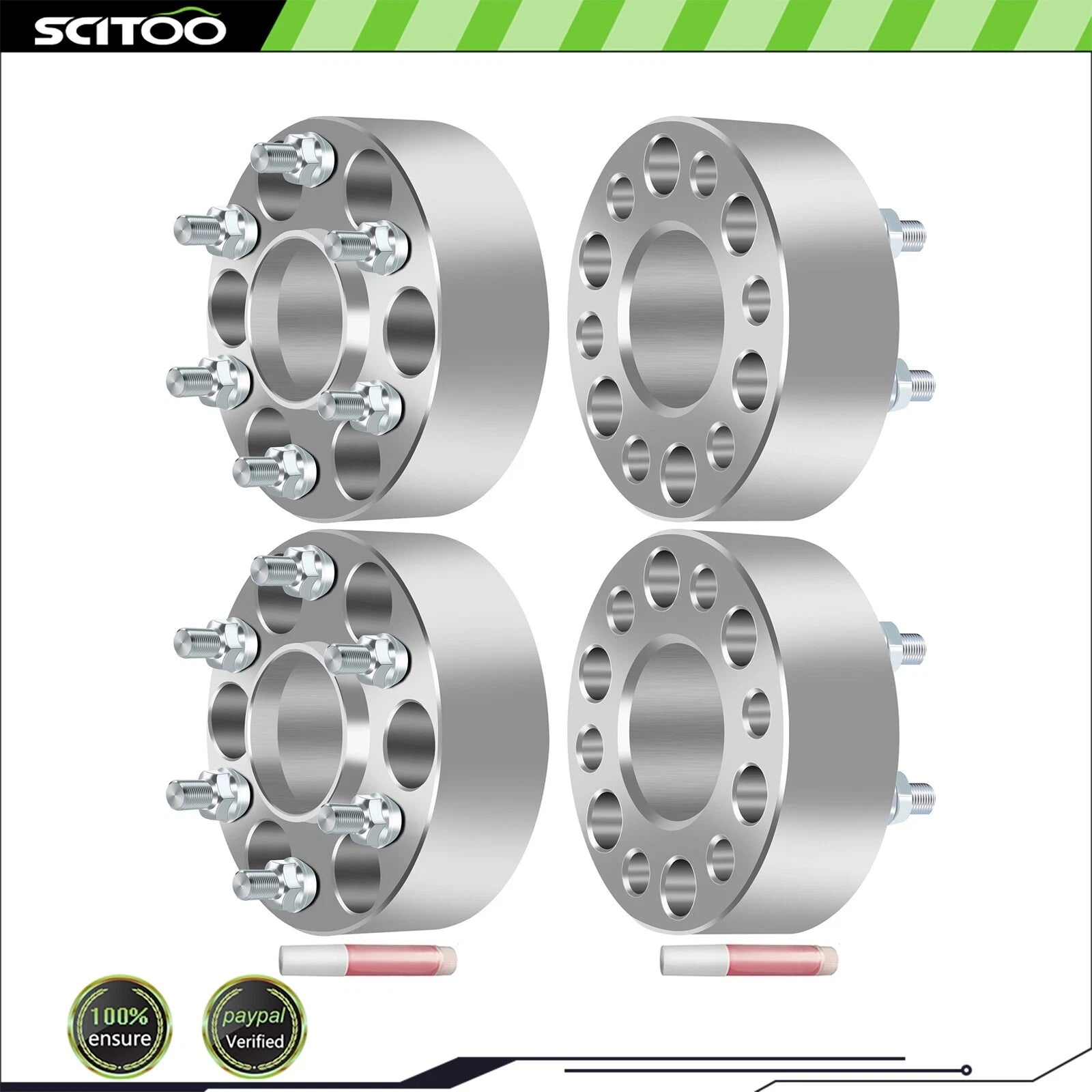 4X 2" Hub Centric Wheel Spacers 6x4.5 for Nissan Frontier Pathfinder (2005–2012)