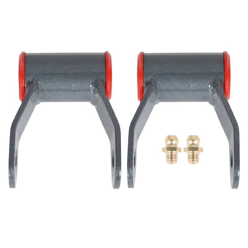 2X 2" Lift Shackle Kit for Chevy GMC Silverado Sierra (1988–2019)